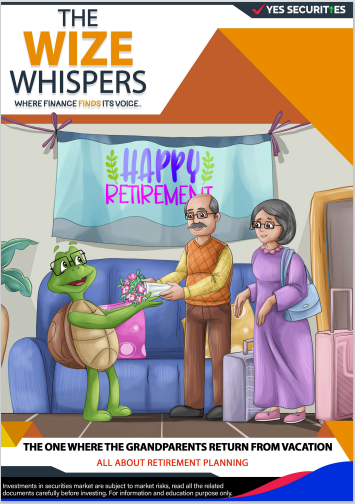 Financial literacy comic for kids with Retirement Planning  
